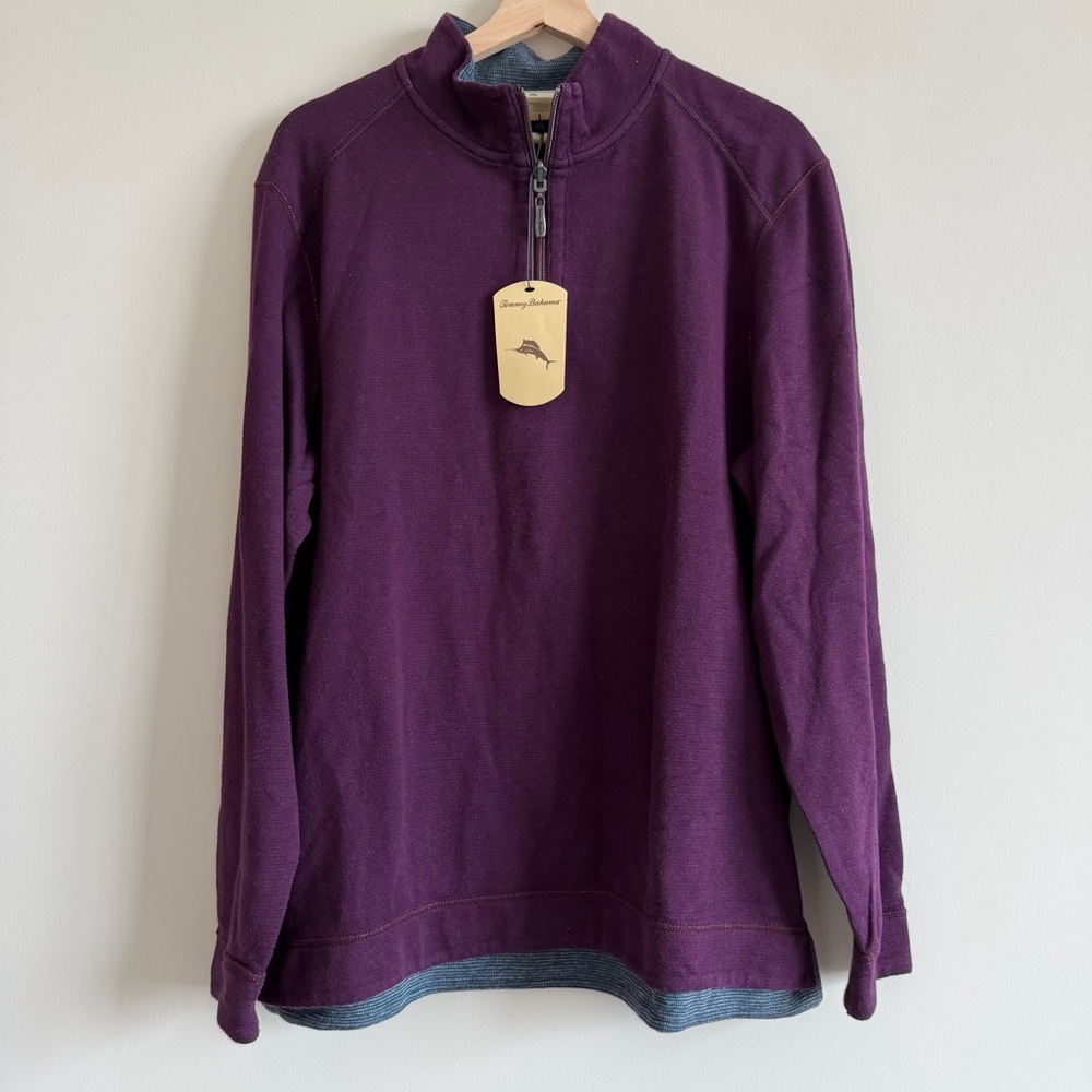 Tommy Bahama Alpine View Reversible Half Zip
Pullover - Picture 2 of 9